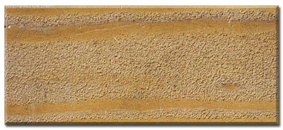 Light sandblasting on wood