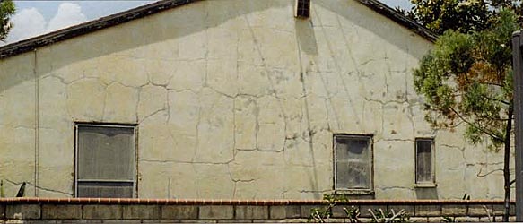 Sandblasting stucco