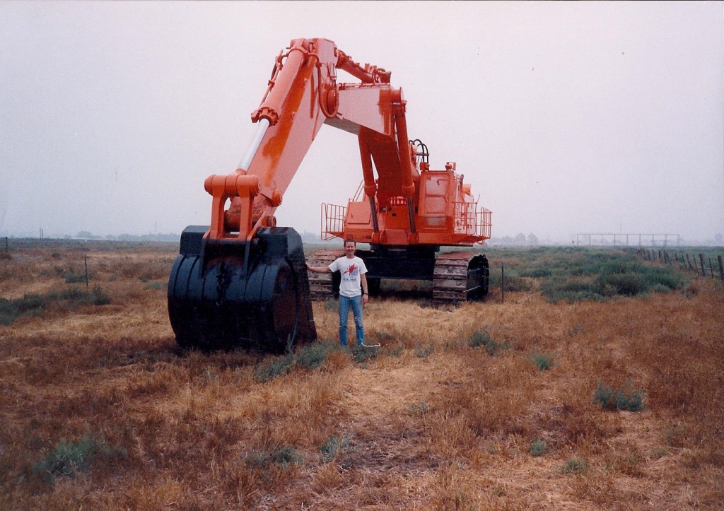 Sandblasted Excavator - After